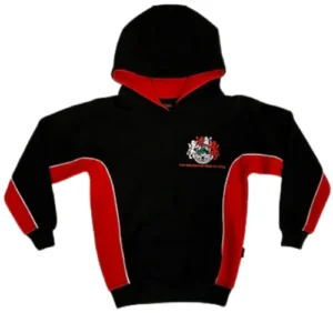Birkenhead Park Black and Red Hoodie
