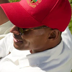 Royal Buckley Music Academy Youth Band Red Sun Cap with Logo